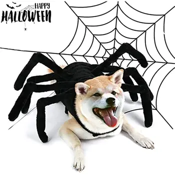 Pes Halloween Kostým Pes, Mačka Halloween Spider Kostým Pet oblečenie Šteňa Mačka Kostým