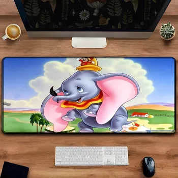 Film Dumbo Mousepad Osobné Umenie Hra Mouse Pad Hráč Veľké Gumené Zámok Okraji Veľkých Počítač Podložka Pod Myš Notebook Stôl Pad