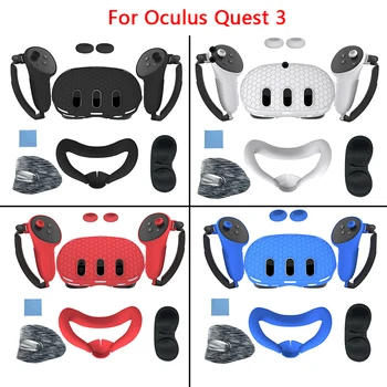 7 V 1 Pre Oculus Quest 3 VR Headset Silikónové Ochranné Puzdro Duálne Rukoväť Proti Sklzu Proti Pádu Ochranný Kryt Pre Meta Quest3