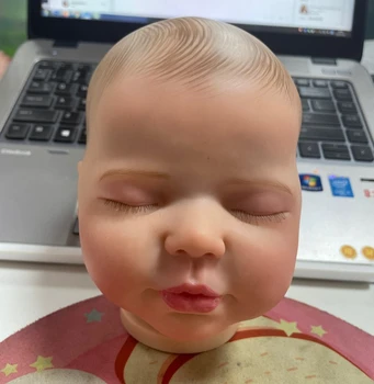 20-palcový Maľované Auta Zavrieť Oko 3D Ručné Pokožky Venis Reborn Baby Doll Veľkosť Realisticky Mäkké Flexibilné Nedokončené Bábika Časti
