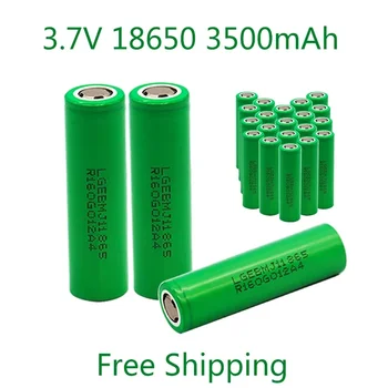 Nový, Originálny 18650 batéria 3,7 V 3500mAh 20A 18650 Nabíjateľnú batériu vysokým prúdom Pre Baterku batérie for18650 Batérie