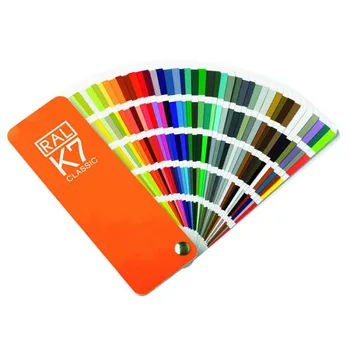 Nemecko RALK7 farba karta medzinárodné štandardné farby povlaku tlače pravých 213 farby solid farba kovu fluorescenčné farby