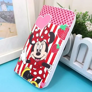 Nové v Karikatúra Disney Baby Dievčatá Mickey Minnie Mouse Mince Kabelku Chlapci Steh Dámy Handričkou make-up Skladovanie Zmena Osvedčenia Taška