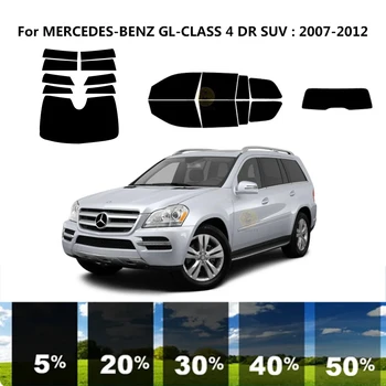 Precut nanoceramics auto UV Okno Odtieň Auta Automobilový Okno Film Pre MERCEDES-BENZ TRIEDY GL X164 4 DR SUV roky 2007-2012