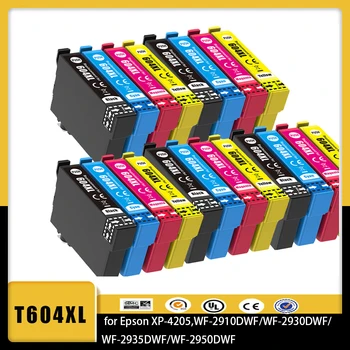 Kompatibilné 604XL T604XL T604 604 Ink Cartridge pre Epson XP-2200 2205 3200 3205 4200 4205 WF-2910 2930 2935 2950DWF Tlačiareň