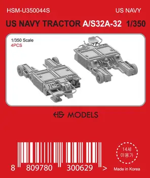 HS-MODEL U350044S 1/350 Rozsahu US NAVY TRAKTOR A/S32A-32