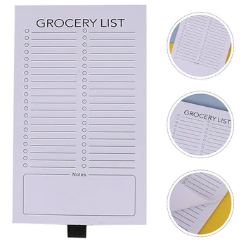 2 ks Magnetický Zápisník pre Chladnička s potravinami Zoznam poznámkový blok Magnetický Zápisník pre Chladničky