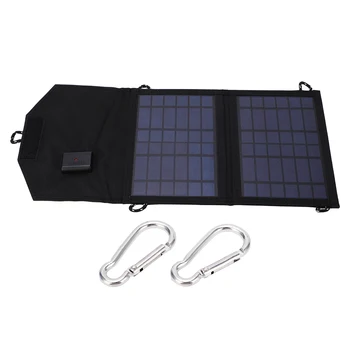 Prenosný Solárny Výtvarné Spracovanie 7W Solárny Panel proti Poškriabaniu Dlhú Životnosť Jednoduché Prenášanie pre Vonkajšie Použitie