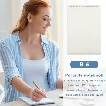 Agenda Notebook Premium A4 Cievka Notebook s Pribrala Stránok A5 Loose-leaf poznámkový blok pre Hladké Písanie Organizovanie Plány