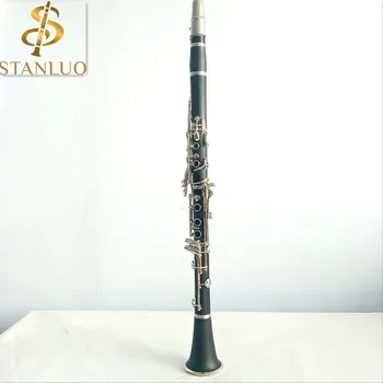 Pôvodné orchestrálne bakelite poniklované A klarinet nástroja