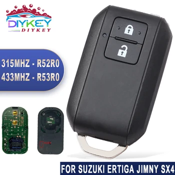DIYKEY Smart Remote Tlačidlo 37172M55R40 315MHz 433MHz Pre Suzuki Ertiga Jimny SX4 Vitara Swift Splash Vozeň R 2 Tlačidlo Fob