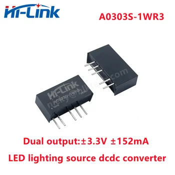 Doprava zadarmo 3V do ±3.3 ±152mA Duálny výstup DCDC converter 1W A0303S-1WR3 Prepínanie napájania modulu pre LED svetelný zdroj