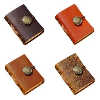 Muži Ženy Kožený Retro Vestník Notebook Písanie Poznámkový Blok Prenosný Mini Notebook Zápisník