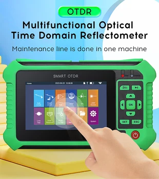 Mini OTDR Optického Reflektometra s 9 Funkcií, VFL OLS OPM Prípade Mapu, Kábel Ethernet Tester, 22 dB, 24dB pre 80km