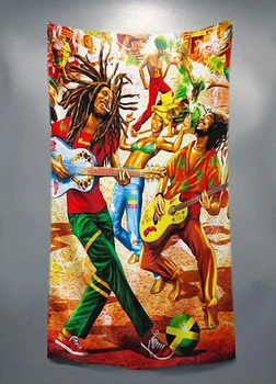 Hip Hop, Reggae Plagátov Art Rock Flip Chart Plátno Na Maľovanie Bannery Vlajky Gobelín Stenu, Nálepky Hudobný Festival Obývacia Izba Dekor