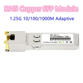 1,25 G SFP Modul RJ45 1000Mbps SFP na RJ45 Medi SFP kombinovaný Vysielač a prijímač Kompatibilný Pre Cisco Mikrotik TP-Link Gigabit Ethernet Switch