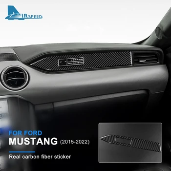 RÝCHLOMER pre Ford Mustang 2015-2022 LHD RHD Uhlíkových Vlákien auto Tabuli Dekorácie Pásy Nálepky sedadla spolujazdca bočné Príslušenstvo