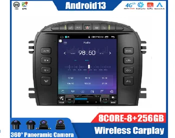 Na Jaguar S-TYPE 2004-2005 CARPLAY Android 13 Auto Rádio Stereo Prijímač Autoradio Multimediálny Prehrávač, GPS Navigáciu