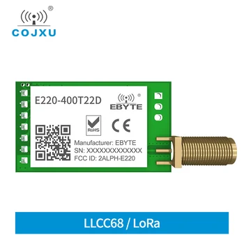 LLCC68 Bezdrôtový LoRa Modul UART 433MHz 470MHz 22dBm 5 km Dlhý Rad SMA-K RSSI WOR Watchdog Cojxu E220-400T22D Vysielač RF