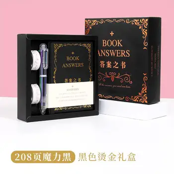 Kniha Odpovede Skutočného Darčeka Package Dievča Mužskej Ruke Knihu Požadovaný Život Notebook Denník Kniha Magické Muž