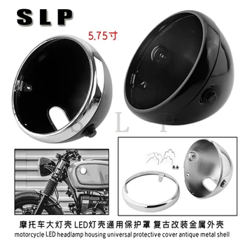 5.75 palcový motocykel svetlometu bývanie LED reflektor bývanie univerzálny ochranný kryt retro kovové svetlometu bývanie