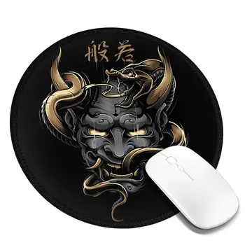 Japonský Samuraj Podložka Pod Myš Ghost Maska Grafické Gumy Mousepad Office Home Počítač Mäkké Kawaii Vysokej Kvality Myši Rohože