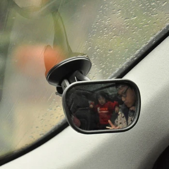 Safety Car Zadné Sedadlo Baby Zrkadla Sacie Clip-On Nastaviteľné Dieťa Zadné Vypuklé Zrkadlo Auto Baby Detský Monitor Auto Príslušenstvo