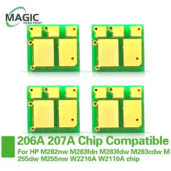 206A 207A čip Kompatibilný Pre HP 207a Tonera čip M282nw M283fdn M283fdw M283cdw M255dw M255nw W2210A W2110A čip