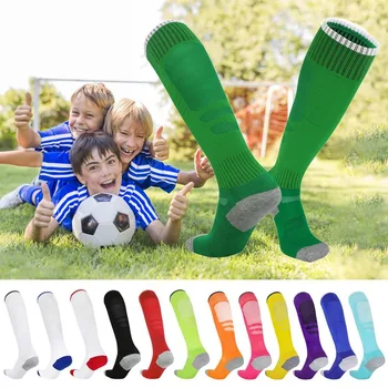Vonkajšie Dlho dieťa Priedušná Futbal Ponožky Proti Sklzu Športové Ponožky Futbal Ponožky