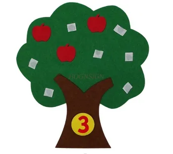 Detí Raného Vzdelávania Osvietenie Hodiny Kognitívne Matematiky Busy Board Cítil Rada Montessori Duševného Hračky pre Deti
