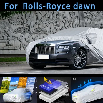 Pre Royce dawn Auto ochranný kryt,na ochranu pred slnkom,dažďom, na ochranu, ochranu proti UV žiareniu,prachu prevencie auto farby ochranné
