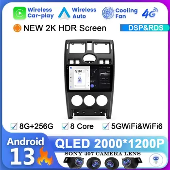 Android 13 Pre LADA Priora I 1 2007 - 2013 autorádia Multimediálne Video Prehrávač, Navigácia GPS 4G CAM WIFI DVR Bluetooth 360 carema