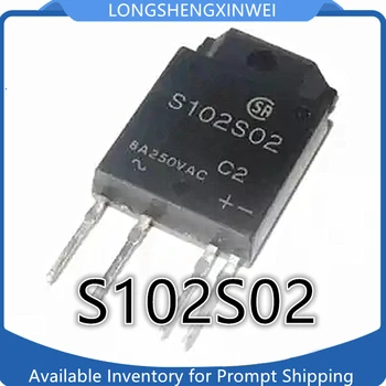 1PCS S102S02 Pôvodnej jednotky ssd (Solid State Relay Priame Plug ZIP-4 Pin 8A125VAC Mieste