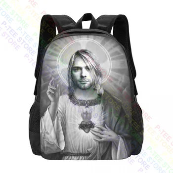 Kurt Cobain Spasiteľa Saint Printblack S HommetumblrBackpack Veľkú Kapacitu Topánka Taška Aktovka