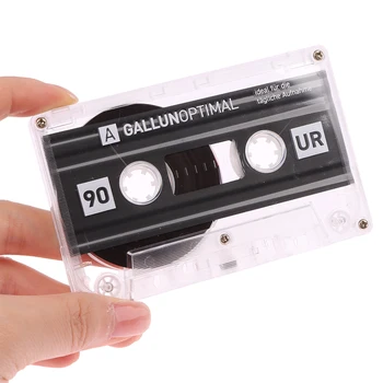 Prázdne Transparentné Pásky DIY Domáce Kovové Cievky Na Cievke Hudby Audio Štandard Nahrávania 90 Min Prázdne Kazety Pásky