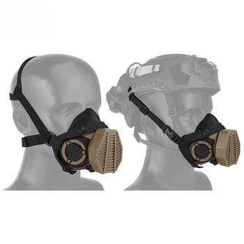 Taktické Respirátor SOTR Špeciálne Operácie Pol-maska Vymeniteľný Filter Antidust Maska Wargame Lov Kostým Príslušenstvo