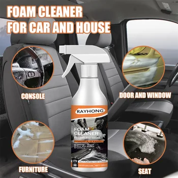 Pena Čistič Kožené Sedadlá Viacúčelový Sprej Clean Wash Automoive Interiéru Vozidla Domov Umyť Údržbu Povrchov Čistiaci Nástroj