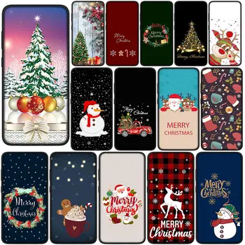 Šťastné a veselé Vianoce, Santa Claus Strom Jeleň Kryt Telefónu Prípade Huawei Y7A Y6P Y5P Y6 Y7 Y9 Prime 2018 2019 Y8P Y9A Y8S P Smart