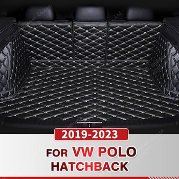 Plné Pokrytie Kmeňa Mat Pre VOLKSWAGEN Polo Hatchback 2019-2023 22 21 20 kufra Auta Kryt Pad Interiéru Chránič Príslušenstvo