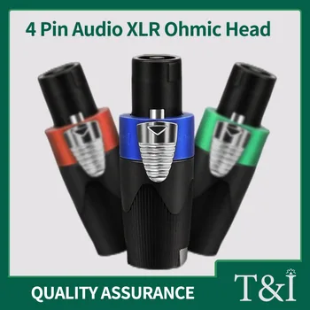 Zlepšiť Vaše Audio s NL4FC XLR 4 Pin Konektor - Hrajú Spájky-Free Terminál a Ohm Hlavu pre Vynikajúcu Kvalitu Zvuku