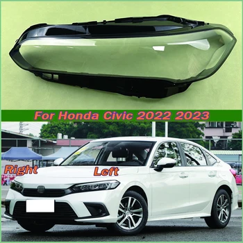 Pre Honda Civic 2022 2023 Predných Svetlometov Kryt Transparentné Tienidlo Lampy Objektív Svetlomet Shell Plexisklo Auto Náhradné Diely