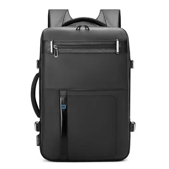 Rozšírené veľkoobjemový Batoh 17.3 palce USB Nabíjanie Notebooku Batoh žena nepremokavé cestovná taška mužov Business Batoh