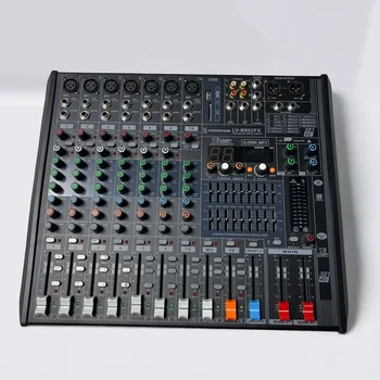 LV-M808FX Profesionálny audio mixer 8 channel mixing console