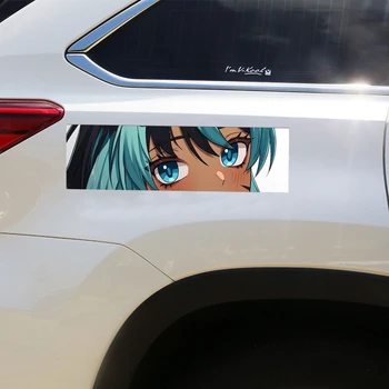 Anime Creative Auto Nálepky Na Okno Nárazníka Dekorácie Roztomilý Peep Nálepky Pack Auto Diely Externého Príslušenstva, Vinylové Nálepky
