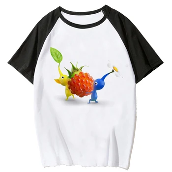Pikmin t-shirts ženy Y2K harajuku komické t shirt dievča y2k streetwear oblečenie
