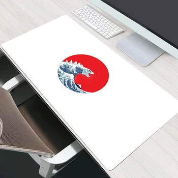 Japonský Kanagawa Vplyv Podložka pod Myš Veľký Herný Stôl Mat s protišmykovým Gumovým Base XXL Mousepad na Klávesnici Počítača PC Gamer