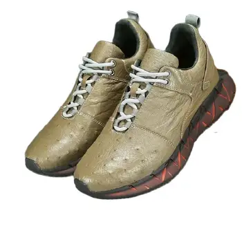 BATMO 2024 nový príchod Módne Pštrosie pokožky príčinné obuv muži,muži Originálne kožené topánky PDD391