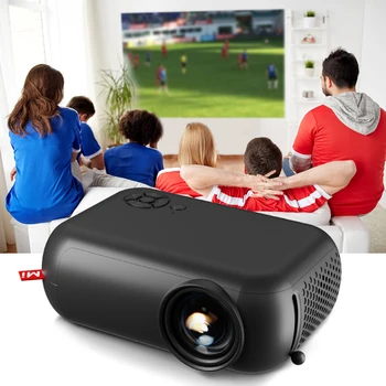 A10 MINI Projektor Prenosný 3D Cinema LED Domáce Kino Deti Darčeky Videoprojector Podpora TV BOX 1080P Film Cez USB Port HD