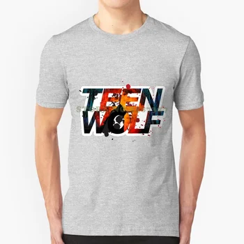 Teen Wolf Vytie Vlka Módne Retro Tričko T Košele Teen Wolf Teenwolf Derek Hale Derek Hale Stiles Jackson Vlkodlak
