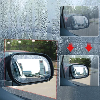 2ks/set Univerzálny Auto Nepremokavé Auto Okno Proti Vode, Hmlu, Anti Fog Rainproof Okno Ochranný Film Auto Nálepky Film